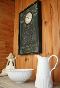 Nástenné hodiny s kalendárom 40x60cm