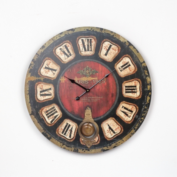 Nástenné hodiny s kyvadlom Paris 1925 58cm