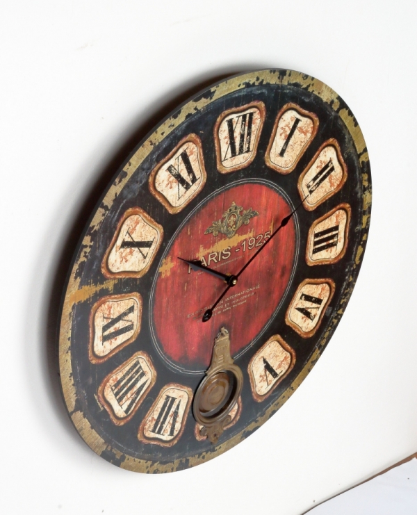 Nástenné hodiny s kyvadlom Paris 1925 58cm