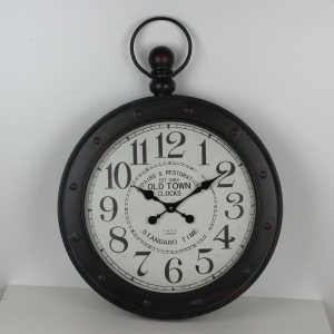 Nástenné hodiny s úchytom OLD TOWN 60cm