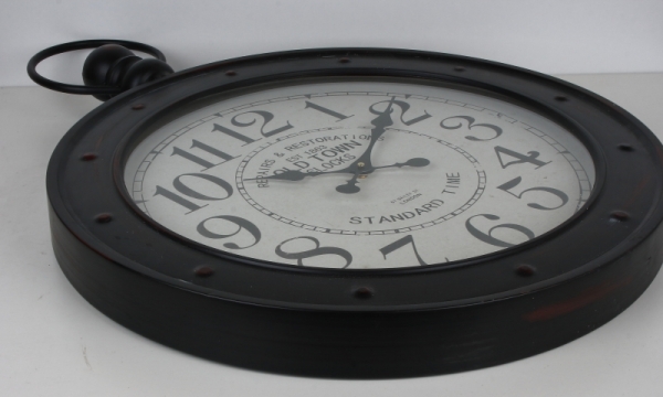 Nástenné hodiny s úchytom OLD TOWN 60cm