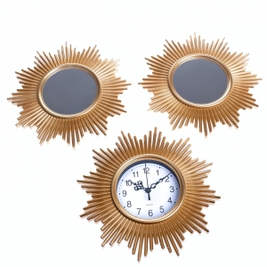 Nástenné hodiny so zrkadlami 24,5cm