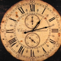 Nástenné hodiny vidiecký styl 60x60 cm