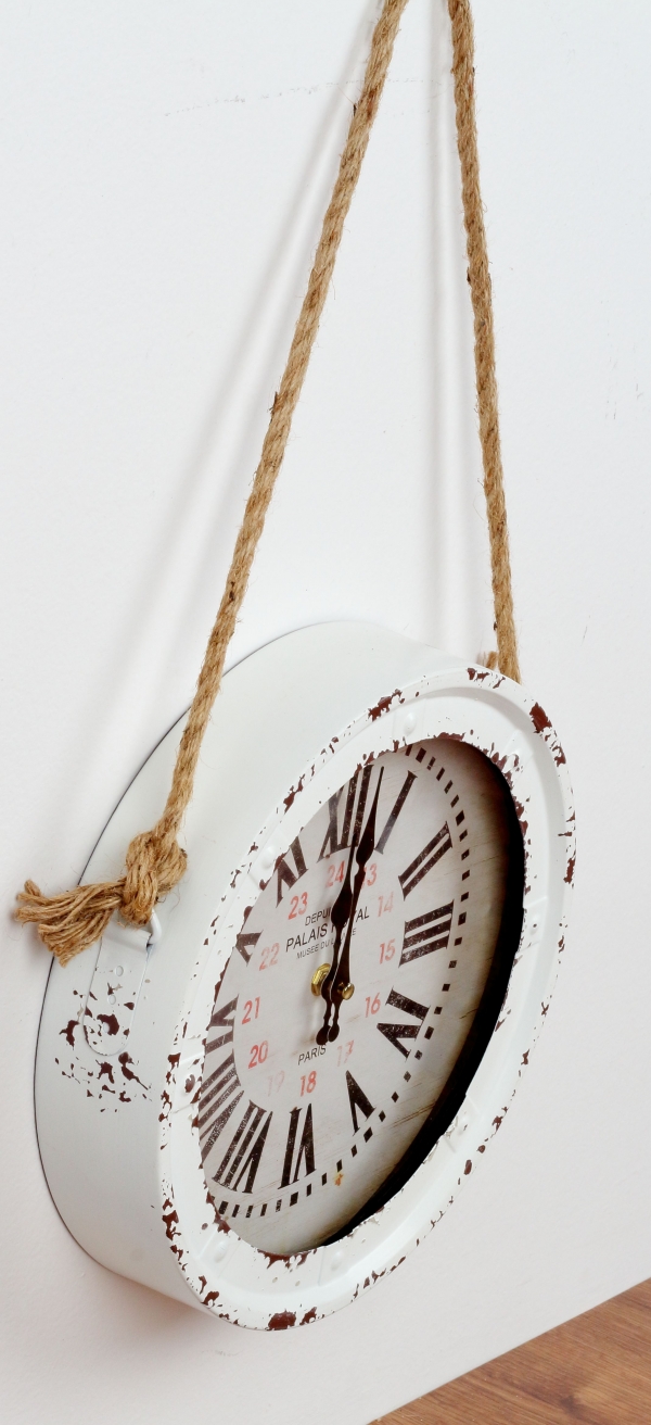 Nástenné hodiny VINTAGE s povrazom 27,5cm