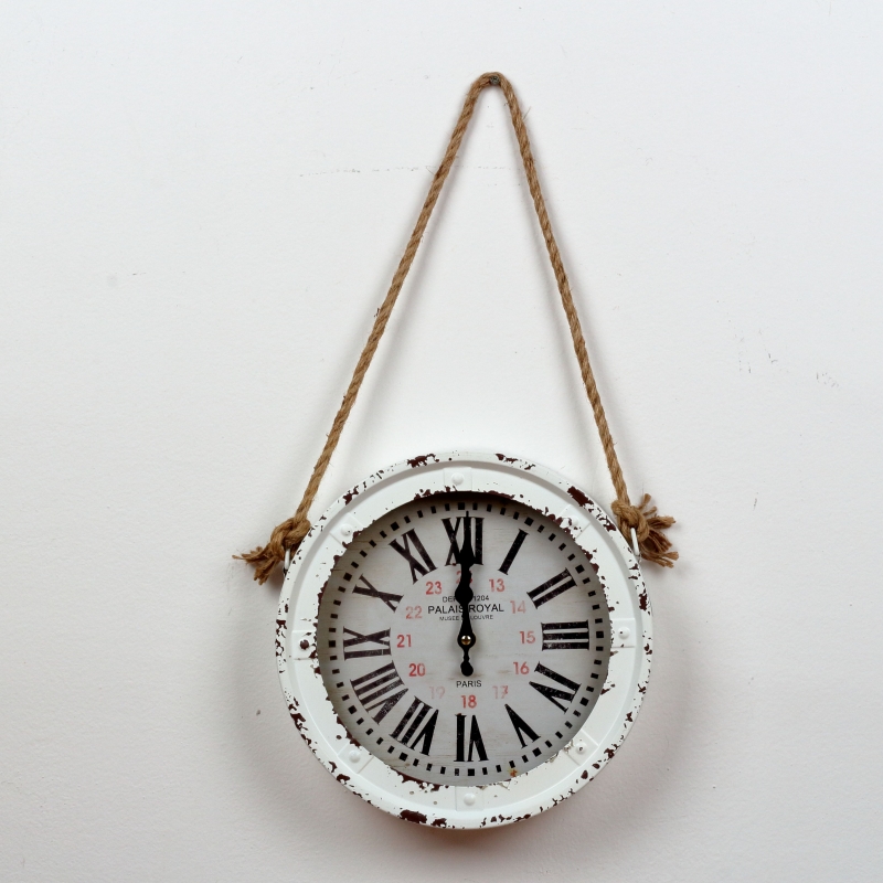 Nástenné hodiny VINTAGE s povrazom 27,5cm