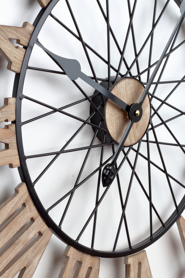 Nástenné kovové hodiny 58cm 