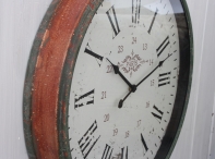 Nástenné kovové hodiny PARIS METRO STATION 50cm