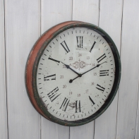 Nástenné kovové hodiny PARIS METRO STATION 50cm