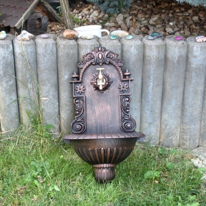 Nástenné retro umývadlo 39 × 61 × 19 cm