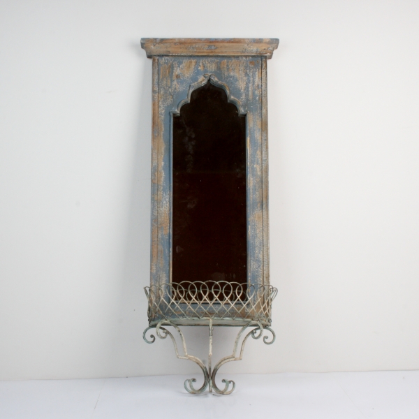 Nástenné zrkadlo so zábradlím 42x16x105cm