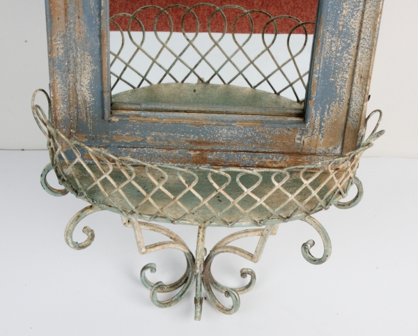 Nástenné zrkadlo so zábradlím 42x16x105cm