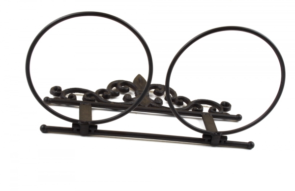 Nástenný držiak a misky pre psa 35x19x20cm