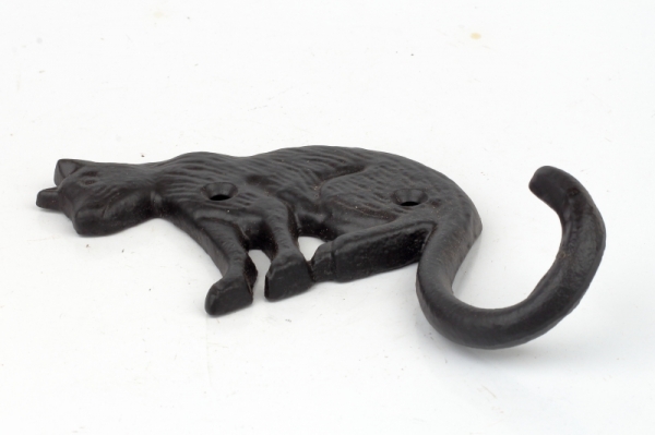 Nástenný háčik mačka 18x11cm