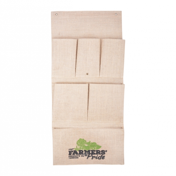 Nástenný organizér 30,5 x 3,5 x 69 cm juta