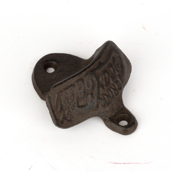 Nástěnný otvírák na lahve litina 7x6cm