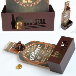 Nástenný otvárač na fľaše THE BEST BEER 14x37cm