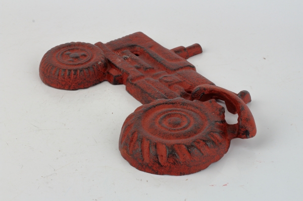 Nástenný otvírák na láhve traktor červený 20x14cm