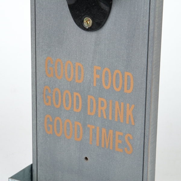 Nástenný otvárač na pivo 30cm