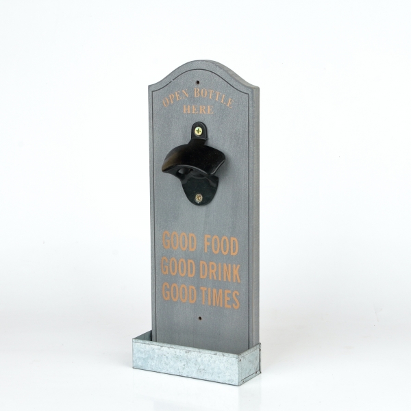 Nástenný otvárač na pivo 30cm