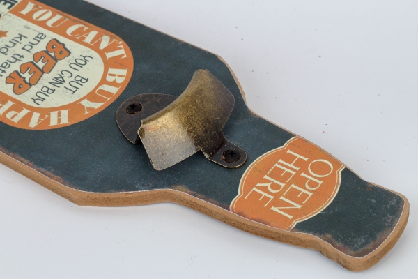 Nástenný otvárač na pivo 36cm