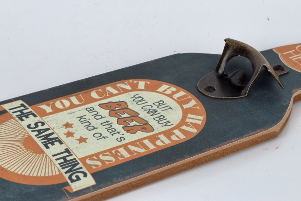 Nástenný otvárač na pivo 36cm