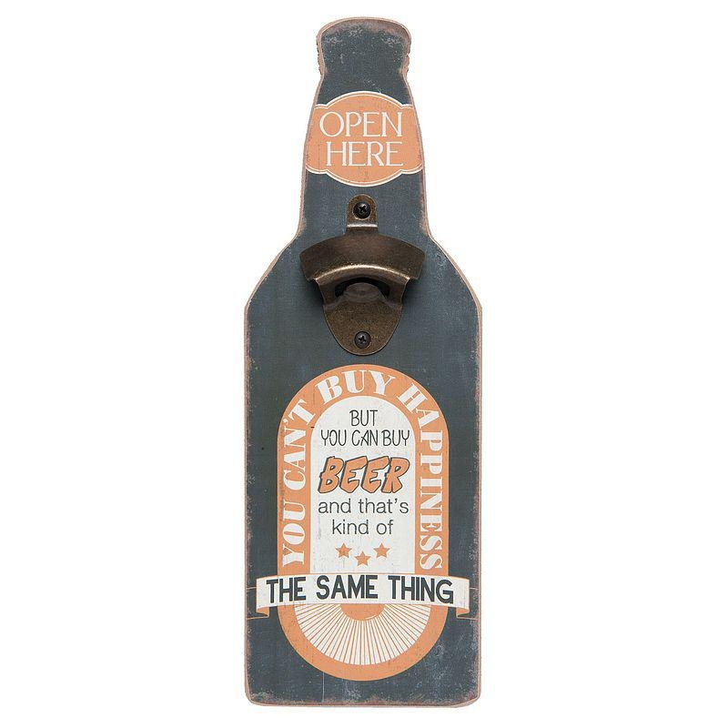 Nástenný otvárač na pivo 36cm