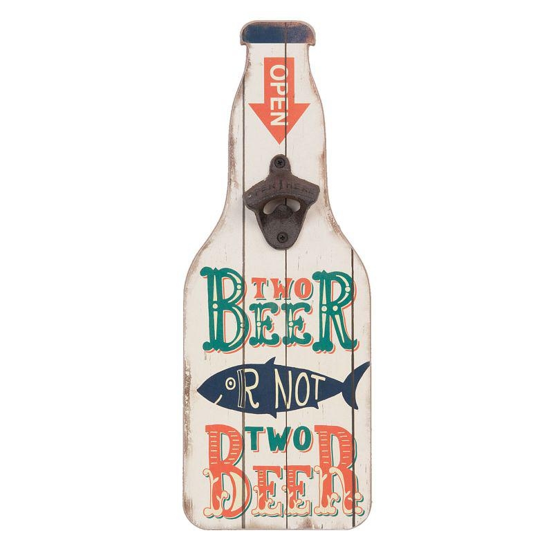 Nástenný otvárač na pivo 40cm