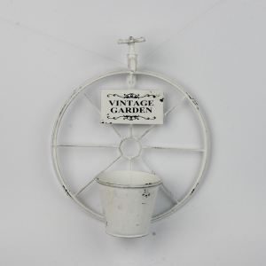 Nástenný stojan na kvety VINTAGE GARDEN 28cm