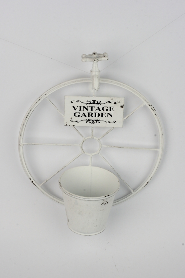 Nástenný stojan na kvety VINTAGE GARDEN 28cm