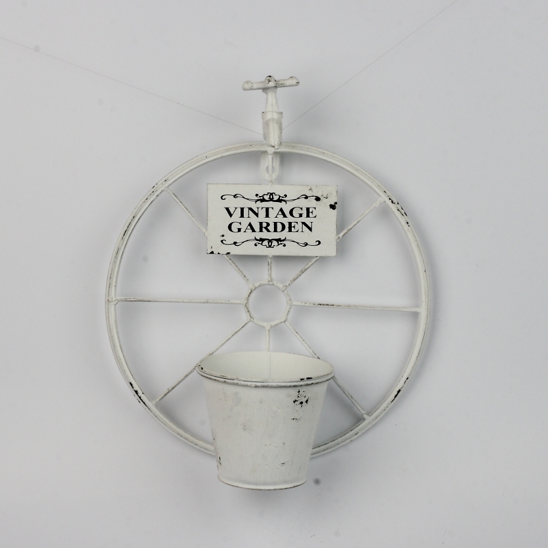 Nástenný stojan na kvety VINTAGE GARDEN 28cm