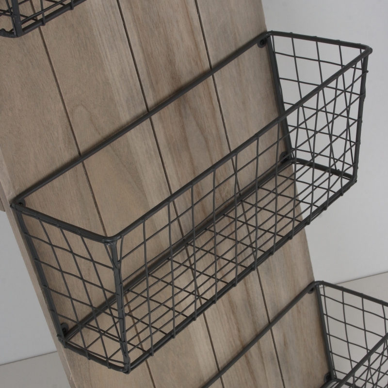 Nástenný stojan na noviny 32x87x14cm