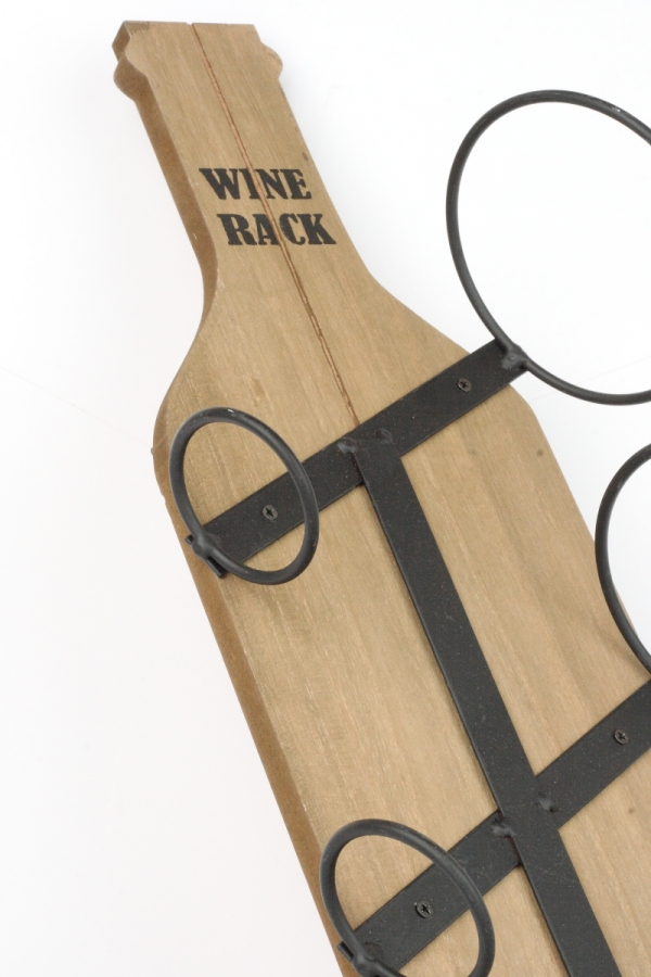 Nástenný stojan na víno 45cm