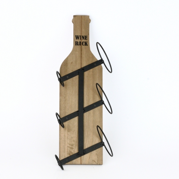 Nástenný stojan na víno 45cm