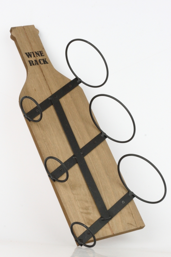 Nástenný stojan na víno 45cm