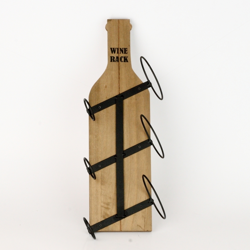 Nástenný stojan na víno 45cm