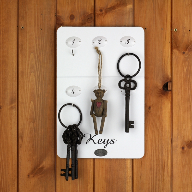 Nástenný vešiak na kľúče Keys 20x30cm