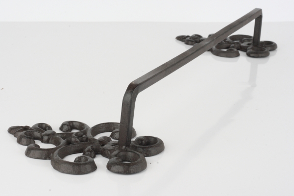 Nástenný vešiak na uteráky ozdobný 56cm