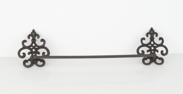 Nástenný vešiak na uteráky ozdobný 56cm