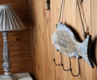 Nástenný vešiak ryba 60cm