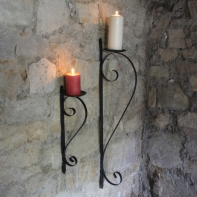 Nástenný zámocký svietnik 87cm