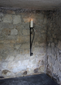 Nástenný zámocký svietnik 87cm