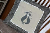 Návlek na vankúš mačka 40x40cm