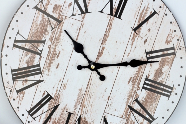 Netikající nástenné hodiny 34cm