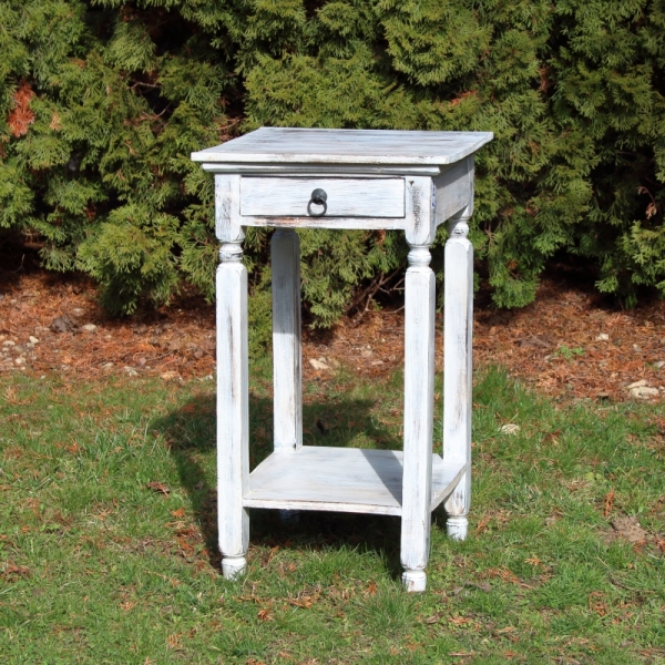 Nočný stolík biely 70x40x40cm