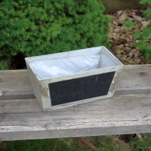 Obal dřevěný s popisovatelnou tabulkou 22x12x10cm