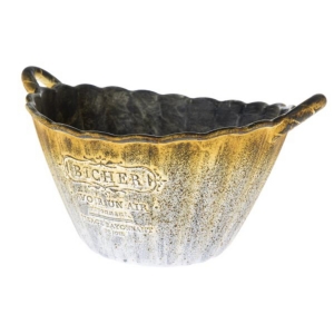 Obal na kvetináč s rukoväťou EKO plast 30×16×24cm