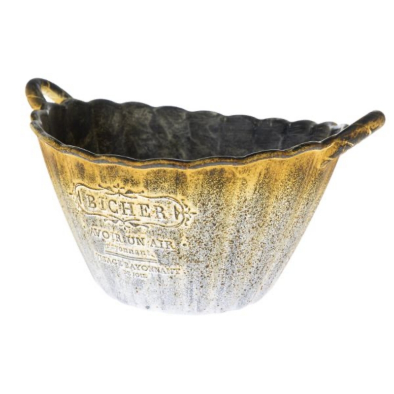 Obal na kvetináč s rukoväťou EKO plast 30×16×24cm