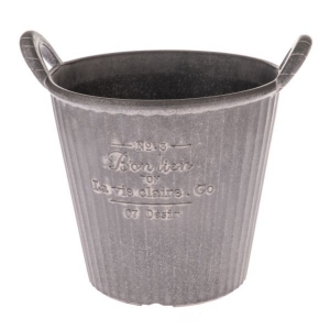 Obal na kvetináč s rukoväťou hnedý 36,5×32×30cm