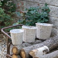 Obaly na kvetináče - obal 26x206m prútený