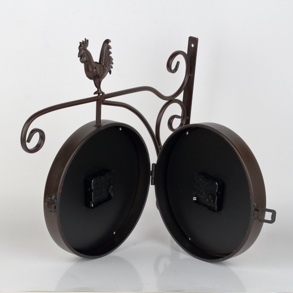 Obojstranné hodiny na konzole Provence